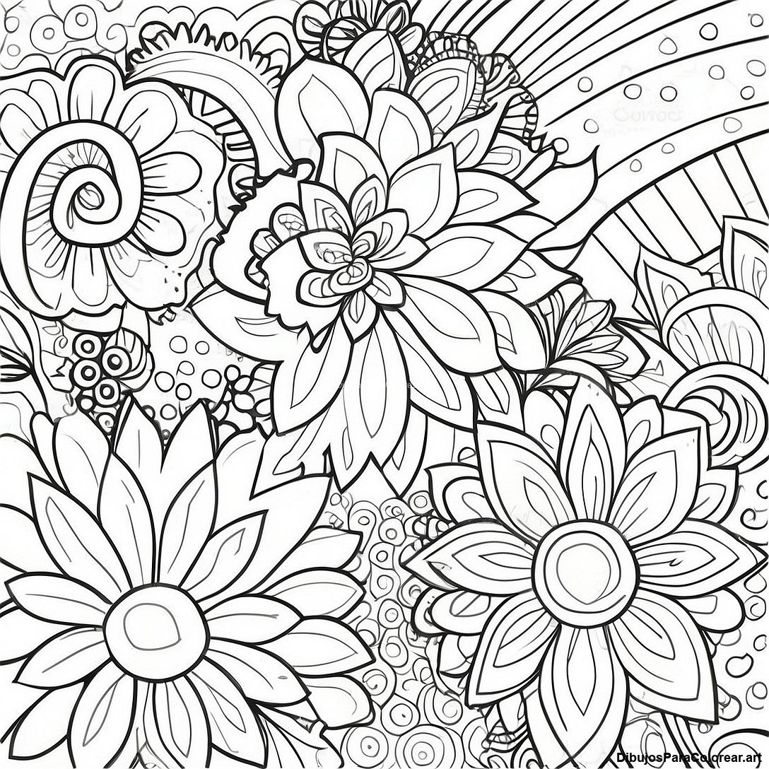 Pagina Para Colorear Con Marcadores Posca Vibrantes 139026 70236