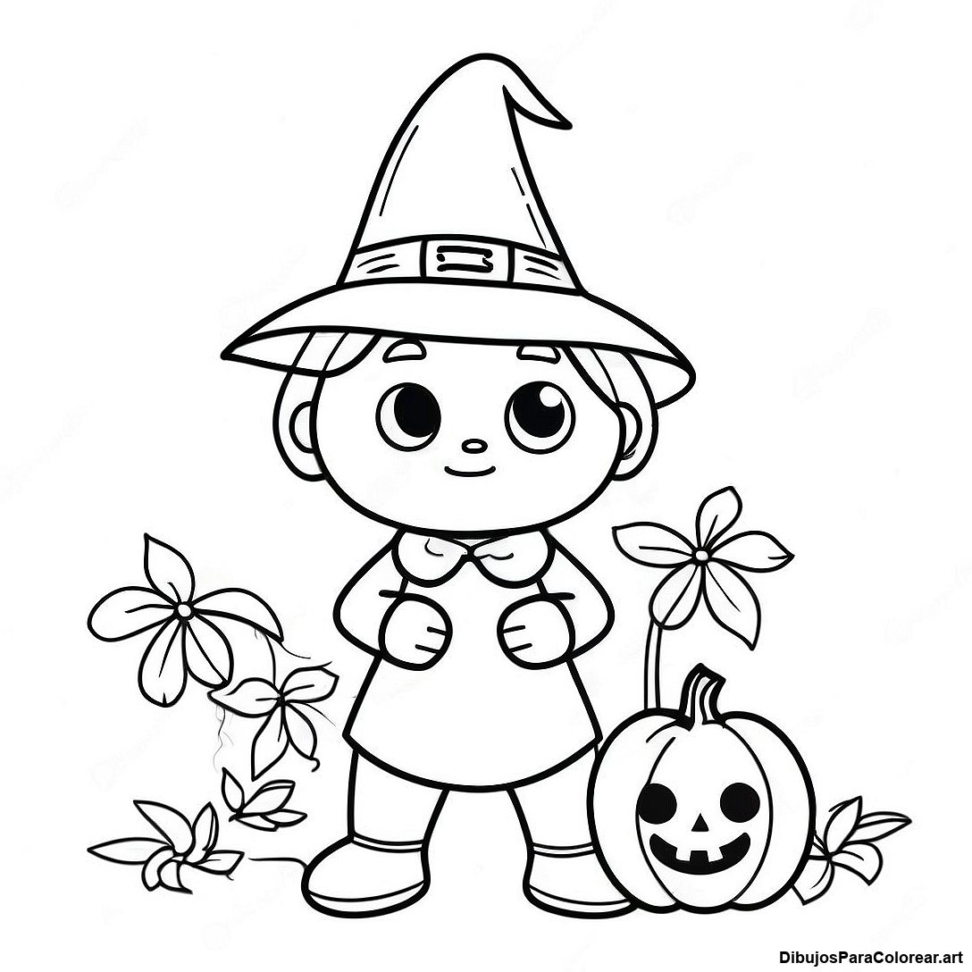 Pagina Para Colorear De Halloween Espeluznante De Bobbie Goods 138389 69734