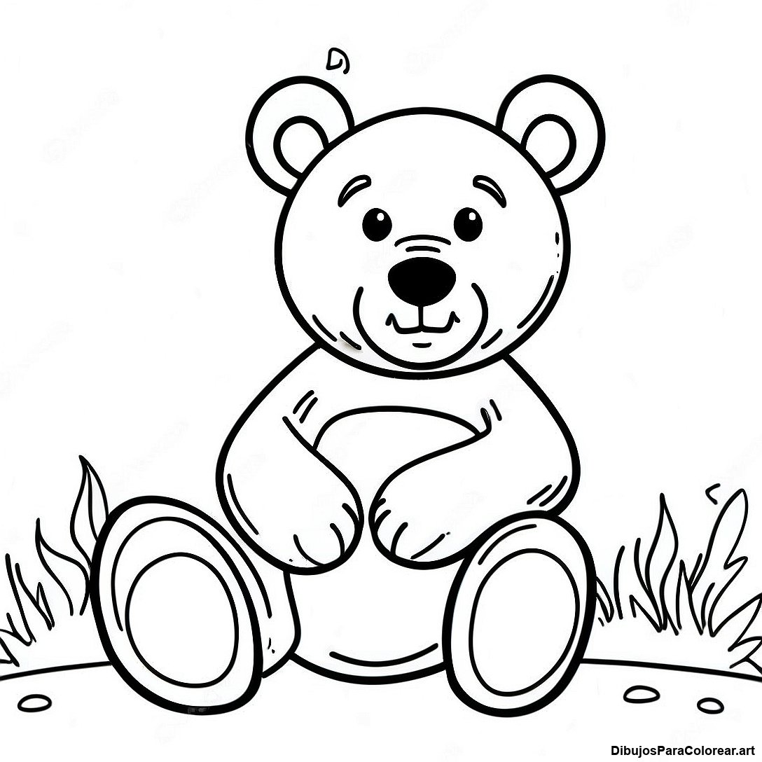 Pagina Para Colorear De Oso Realista 83572 24847