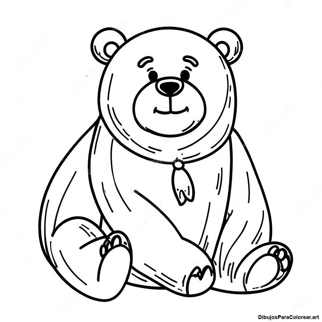 Pagina Para Colorear De Oso Realista 83572 24848