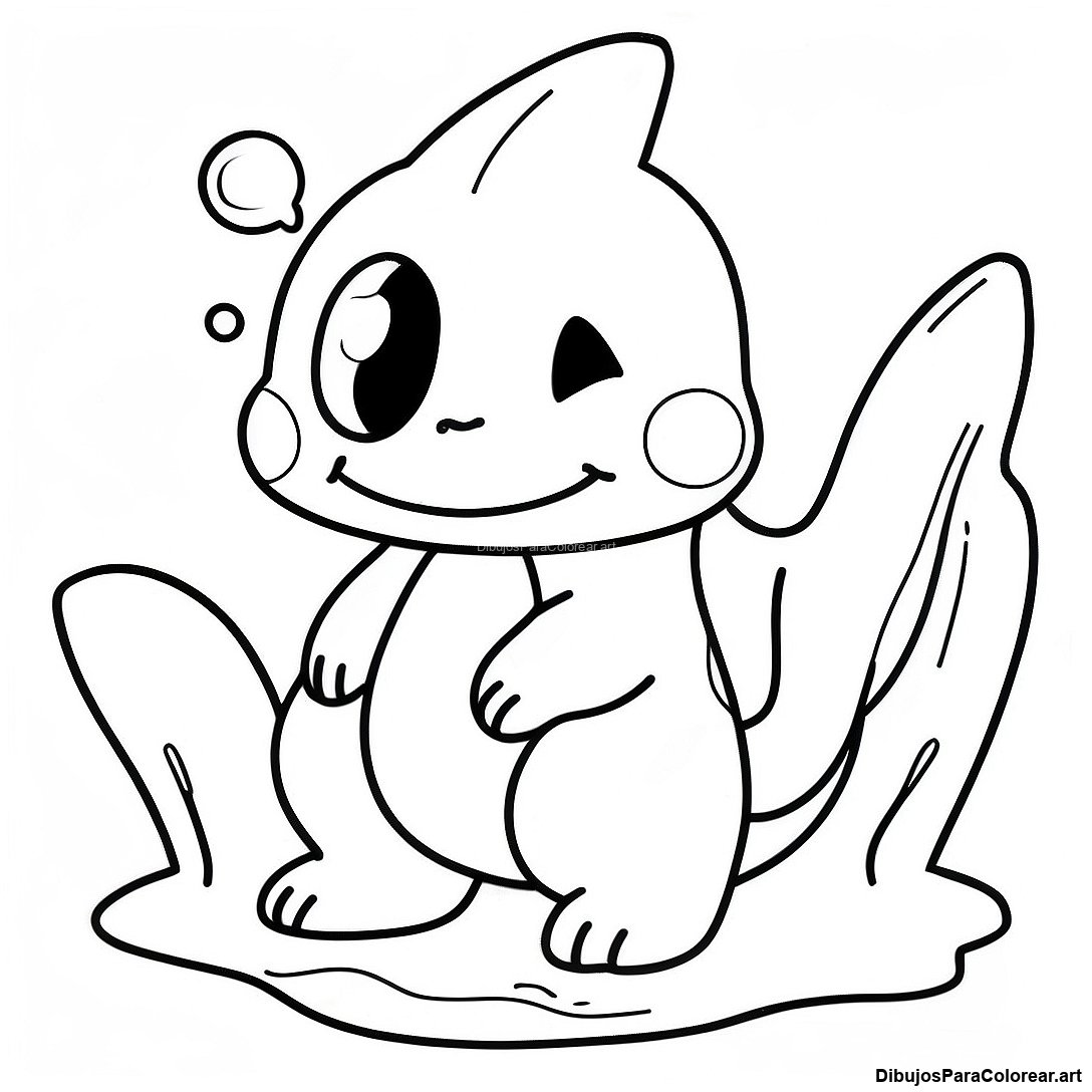 Pagina Para Colorear De Pokemon Tipo Agua Jugueton 113836 49785