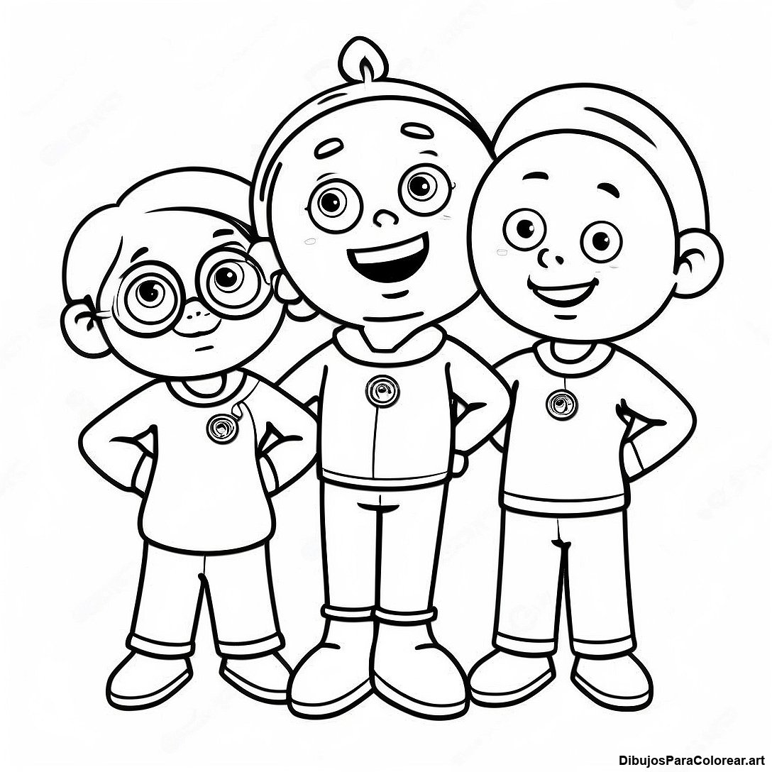 Pagina Para Colorear De Sid El Nino Cientifico Con Amigos 104949 42650