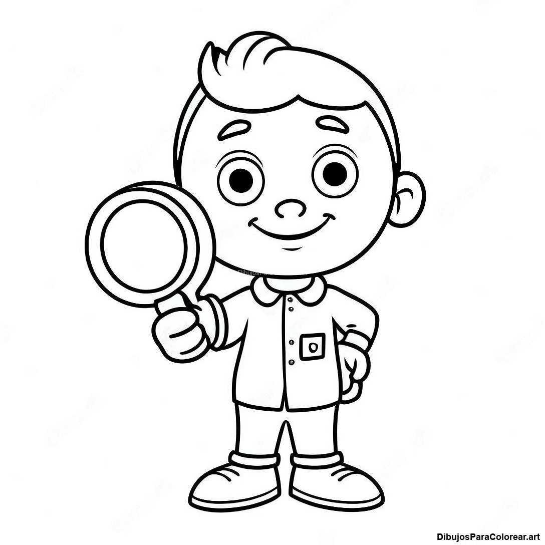 Pagina Para Colorear De Sid El Nino Cientifico Con Lupa 104946 42637