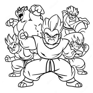 Pagina Para Colorear De Gohan Bestia Luchando Contra Villanos 100167-38813