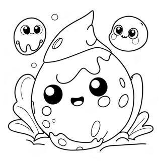 Pagina Para Colorear De Personajes Lindos De Slime Rancher 100218-38852