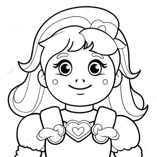 Rainbow Brite Páginas Para Colorear