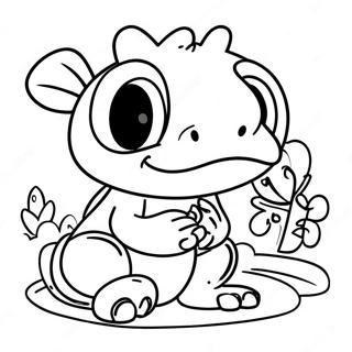 Pagina Para Colorear Carinosa De Ugga Crood 100601-39164