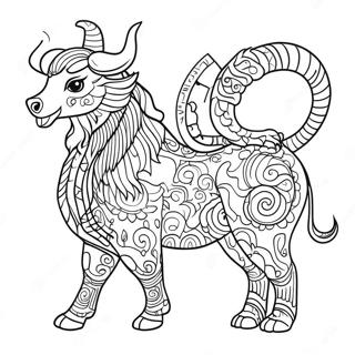 Pagina Para Colorear Del Zodiaco Chino 100725-39246