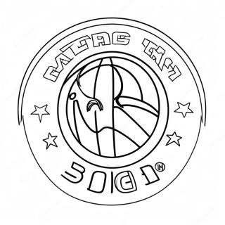 Logotipo De Equipo De La Nba Páginas Para Colorear