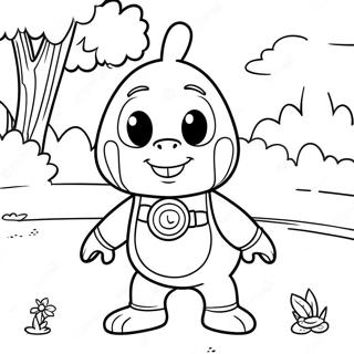 Pagina Para Colorear De La Colorida Aventura De Backyardigans 101470-39938