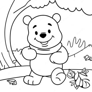 Pagina Para Colorear De Winnie The Pooh En Disfraz Espeluznante 101496-39957