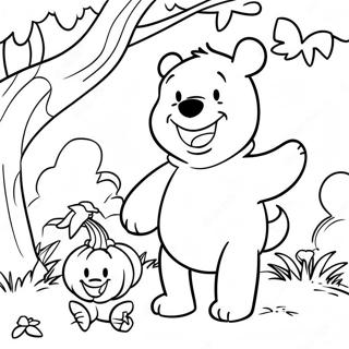 Pagina Para Colorear De Winnie The Pooh Pidiendo Dulces 101498-39965