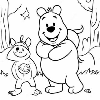 Pagina Para Colorear De Winnie The Pooh Pidiendo Dulces 101498-39967
