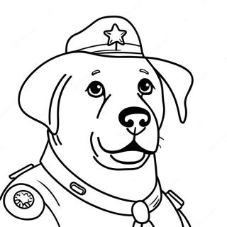 Pagina Para Colorear De Labrador Sheriff 101677-40095