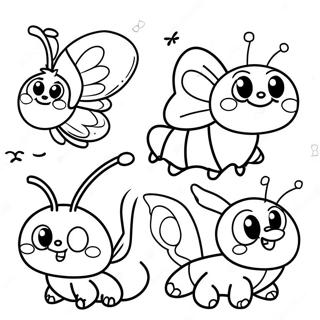 Pagina Para Colorear De La Transformacion De Una Oruga Linda A Mariposa 101731-40147