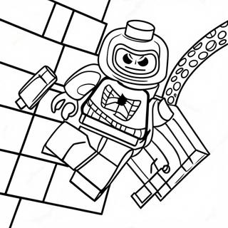 Pagina Para Colorear De Batalla Epica De Spiderman Lego 102839-41011
