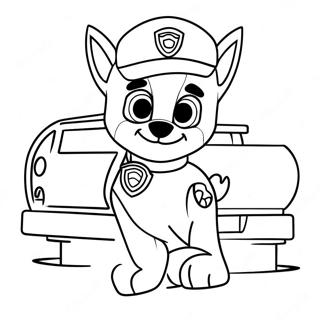 Pagina Para Colorear De Chase De Paw Patrol 102940-41078