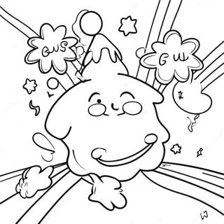 Pagina Para Colorear De Celebracion Alegre De Te Extranamos 102968 41106