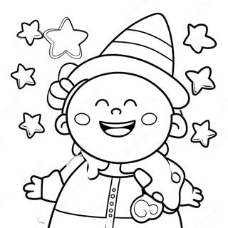 Pagina Para Colorear De Celebracion Alegre De Te Extranamos 102968 41107