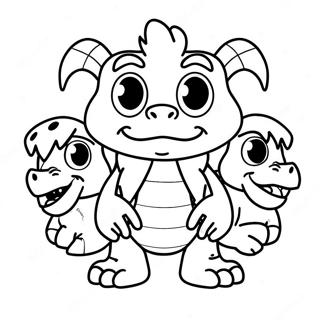 Pagina Para Colorear De Ludo Con Amigos Monstruosos 103098 41209