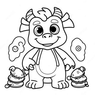 Pagina Para Colorear De Ludo Con Amigos Monstruosos 103098 41211