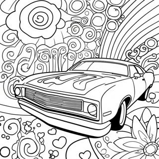 Pagina Para Colorear De Los 70s Groovy 103119-41215