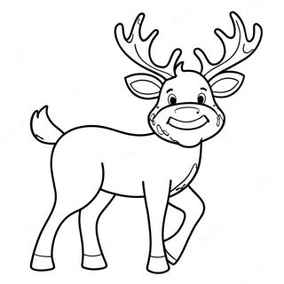 Pagina Para Colorear De Reno Alegre 103635-41627