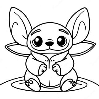 Stitch Y Baby Yoda Páginas Para Colorear