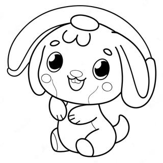 Lindo Cinnamoroll Páginas Para Colorear