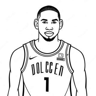 Jayson Tatum Páginas Para Colorear