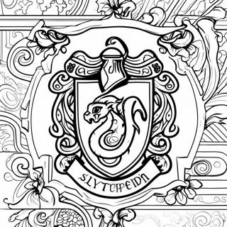 Harry Potter Slytherin Páginas Para Colorear