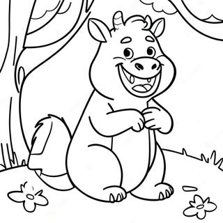 Pagina Para Colorear Del Gruffalo Amigable 104920-42617