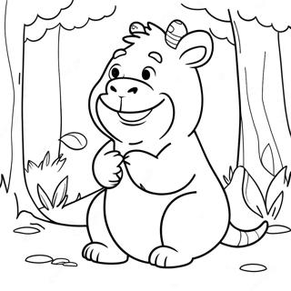 Pagina Para Colorear Del Gruffalo Amigable 104920-42618