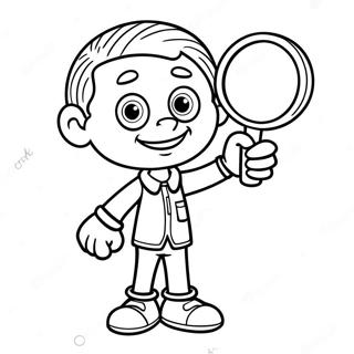 Pagina Para Colorear De Sid El Nino Cientifico Con Lupa 104946-42639