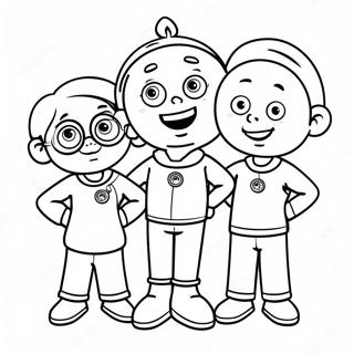 Pagina Para Colorear De Sid El Nino Cientifico Con Amigos 104949-42650