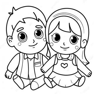 Pagina Para Colorear De Nino Y Nina 105226-42854