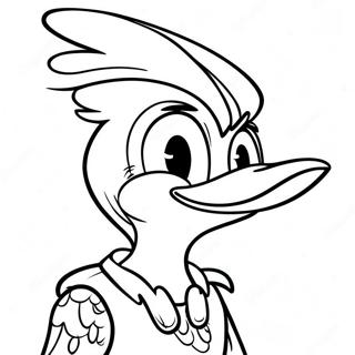 Pagina Para Colorear De Woody El Pajaro Carpintero Feliz 105462 43062