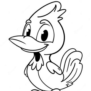 Pagina Para Colorear De Woody El Pajaro Carpintero Feliz 105462 43063