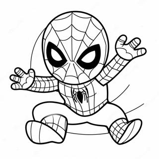 Pagina Para Colorear De Bebe Spiderman 105536-43106