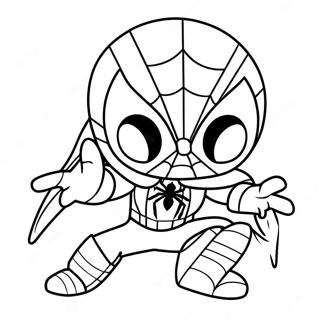 Pagina Para Colorear De Bebe Spiderman 105536-43107