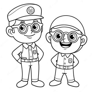 Pagina Para Colorear De La Aventura De Blippi Y Meekah 105588-43150