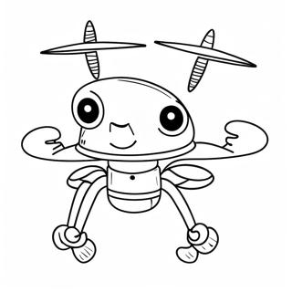 Pagina Para Colorear De Dron Asesino Adorable Volando 105690-43232