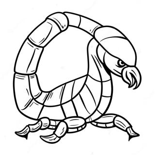 Pagina Para Colorear De Escorpion De Dibujos Animados 106233-43656