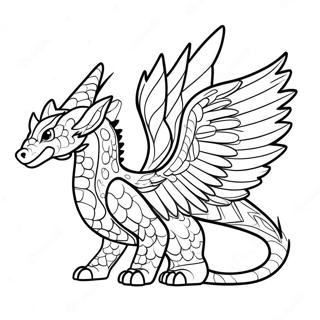 Pagina Para Colorear De Rainwing De Wings Of Fire 106283-43687