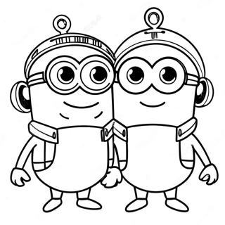 Pagina Para Colorear De Minions Aventureros 106898 44172