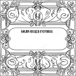Pagina Para Colorear De La Emocion Del Billete Dorado 107284-44487