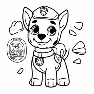 Pagina Para Colorear De Zuma De Paw Patrol En Una Aventura 107512-44653