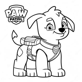 Pagina Para Colorear De Zuma De Paw Patrol En Una Aventura 107512-44654