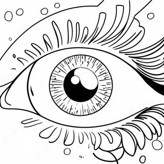 Pagina Para Colorear De Retrato De Ojo Realista 108050 45079