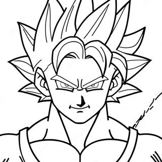 Pagina Para Colorear De Vegito Super Saiyan 108877-45713